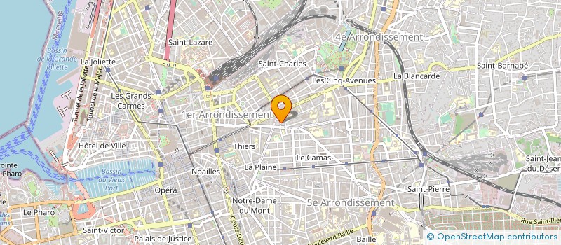 localisation de l'entreprise MADAME CELINE PERRIOLAT à MARSEILLE