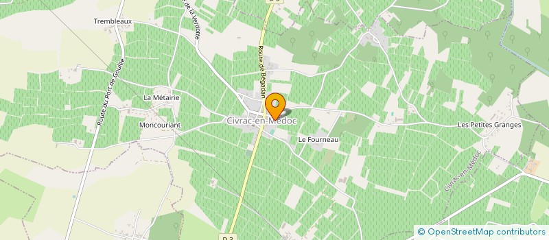 localisation de l'entreprise MADAME CELINE PERS  CIVRAC-EN-MEDOC