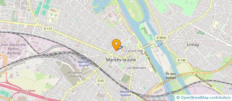 localisation de l'entreprise MADAME CELINE PETIT  MANTES-LA-JOLIE