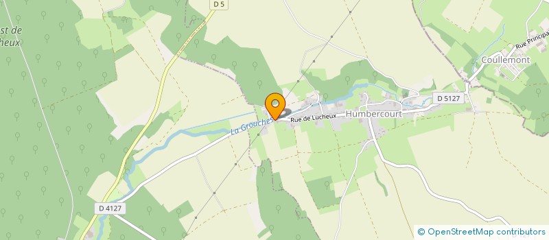 localisation de l'entreprise MADAME CELINE PETIT  HUMBERCOURT