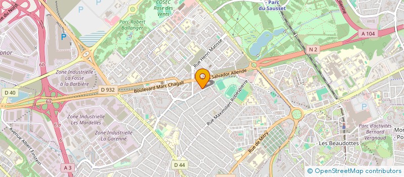 localisation de l'entreprise MADAME CELINE PETIT-FRERE à AULNAY-SOUS-BOIS