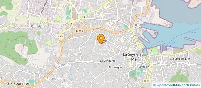 localisation de l'entreprise MADAME CELINE PETRONELLI à LA SEYNE-SUR-MER