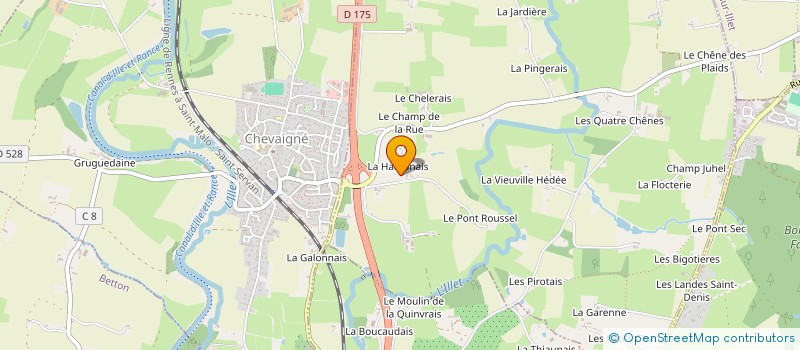 localisation de l'entreprise MADAME CELINE PEUDENIER  MOUAZE