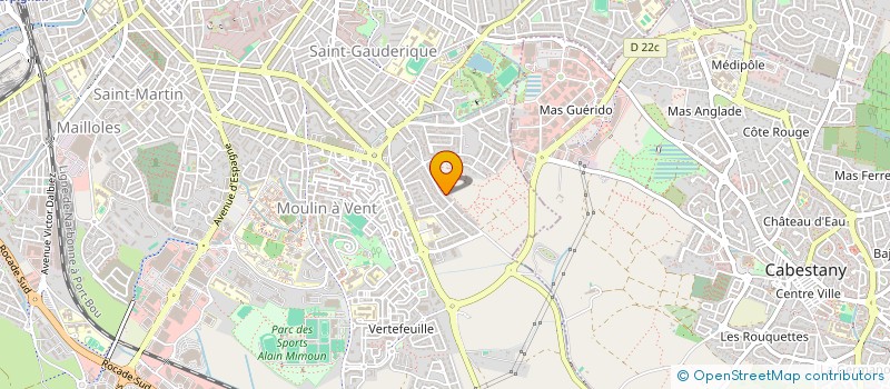 localisation de l'entreprise MADAME CELINE PEYRODIE  PERPIGNAN