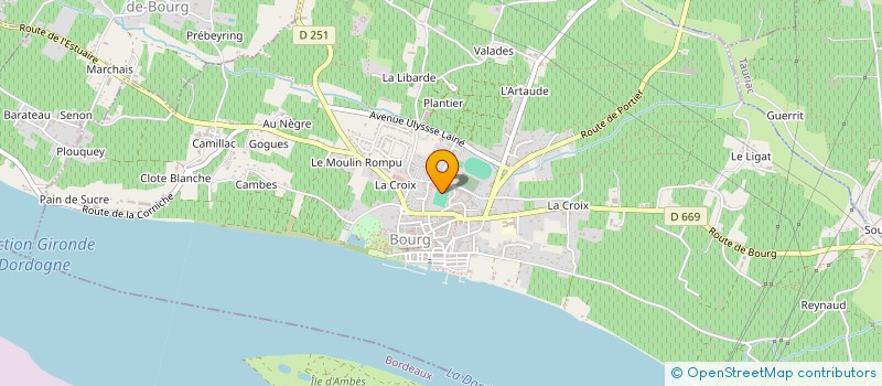 localisation de l'entreprise MADAME CELINE PEZANT  BOURG