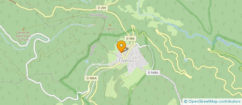 localisation de l'entreprise MADAME CELINE PIALOT à VAL-D'AIGOUAL