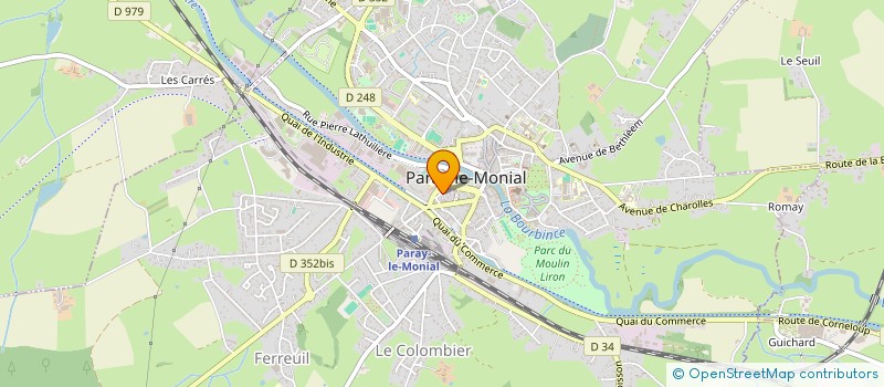 localisation de l'entreprise MADAME CELINE PICARD  PARAY-LE-MONIAL