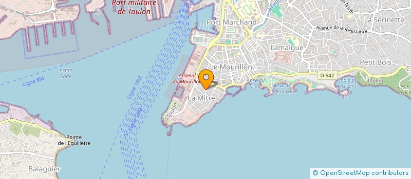 localisation de l'entreprise MADAME CELINE PICARD  TOULON