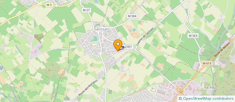 localisation de l'entreprise MADAME CELINE PICARD  SAUSSAN