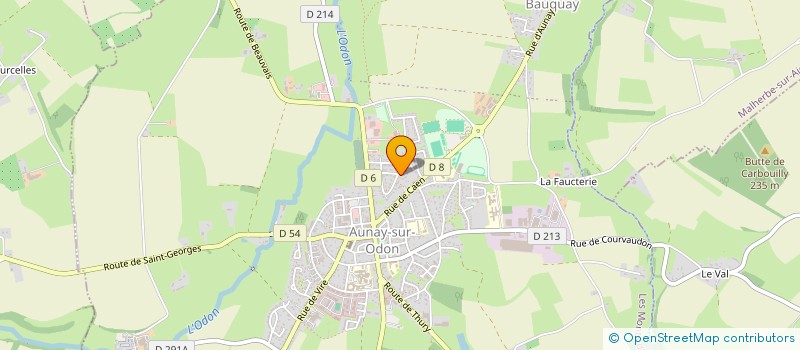 localisation de l'entreprise MADAME CELINE PIEDNOIR  LES MONTS D'AUNAY