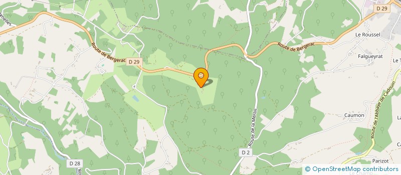 localisation de l'entreprise MADAME CELINE PIEKARZ  LE BUISSON-DE-CADOUIN