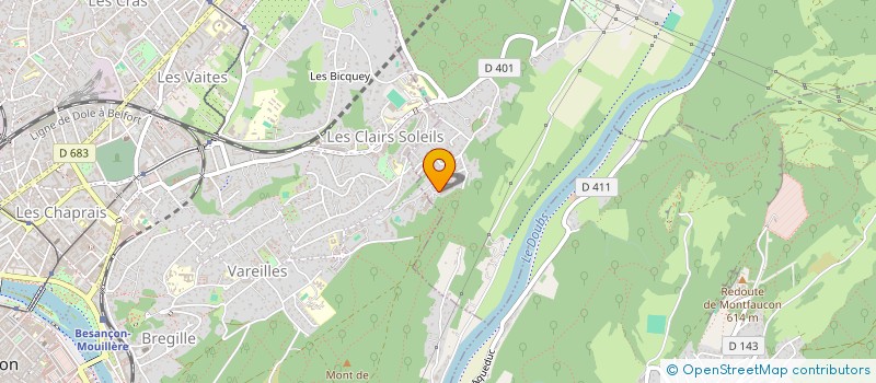 localisation de l'entreprise MADAME CELINE PIERRE  BESANCON