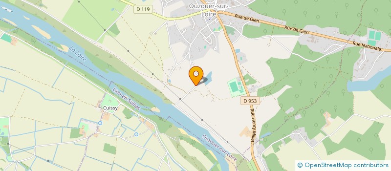 localisation de l'entreprise MADAME CELINE PIGNY à OUZOUER-SUR-LOIRE
