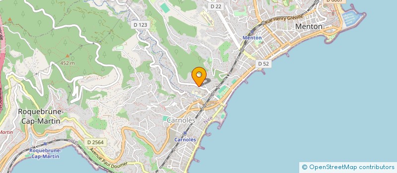 localisation de l'entreprise MADAME CELINE PILAET à MENTON