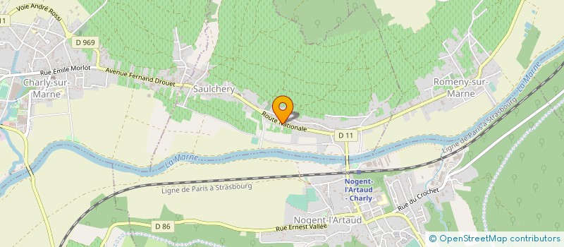 localisation de l'entreprise MADAME CELINE PINON GARCIA  ROMENY-SUR-MARNE