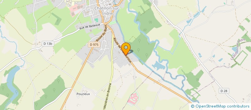 localisation de l'entreprise MADAME CELINE PINSON à CHATILLON-SUR-INDRE
