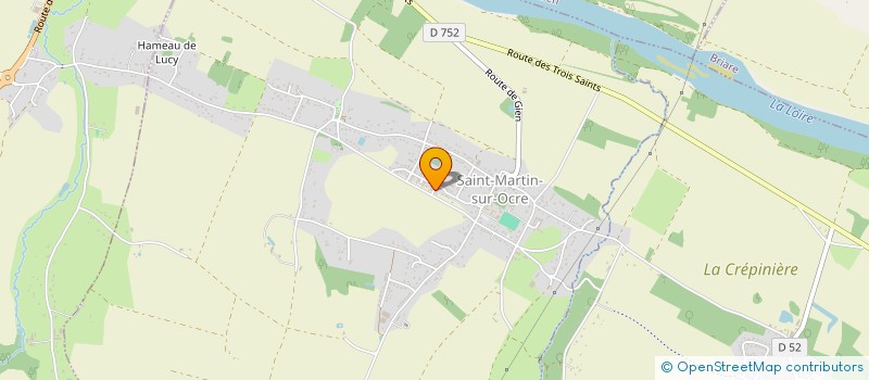 localisation de l'entreprise MADAME CELINE PIOLI  SAINT-MARTIN-SUR-OCRE