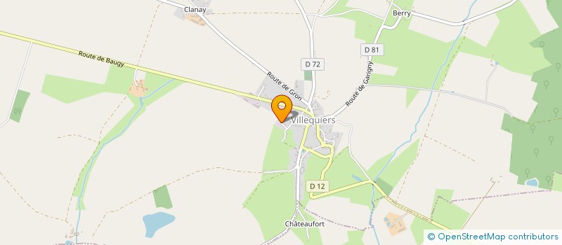 localisation de l'entreprise MADAME CELINE PIQUERET à VILLEQUIERS