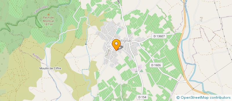 localisation de l'entreprise MADAME CELINE PIRARD  AUTIGNAC