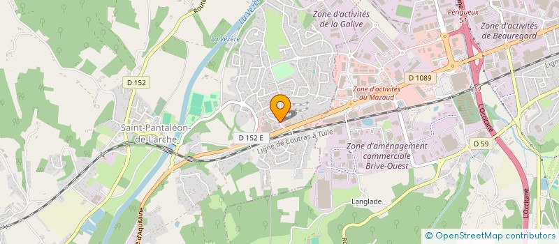 localisation de l'entreprise MADAME CELINE PIRAULT  SAINT-PANTALEON-DE-LARCHE