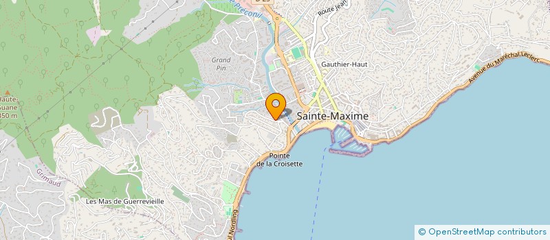 localisation de l'entreprise MADAME CELINE PIROVANO à SAINTE-MAXIME