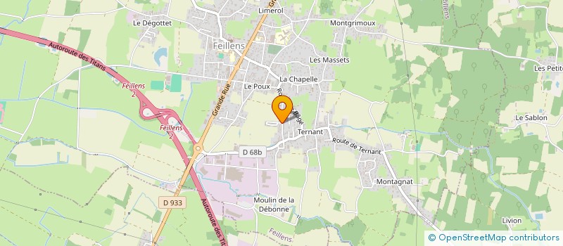 localisation de l'entreprise MADAME CELINE PISCITELLI à FEILLENS