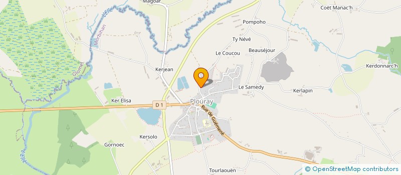 localisation de l'entreprise MADAME CELINE PITARD  PLOURAY