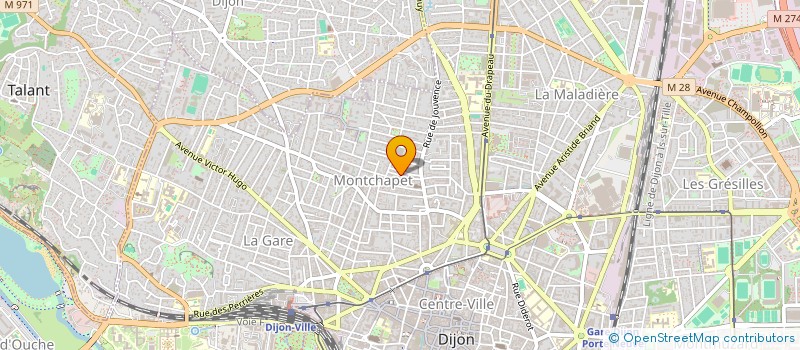 localisation de l'entreprise MADAME CELINE PITTIANI à DIJON