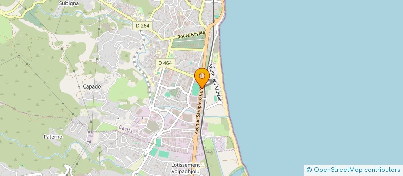 localisation de l'entreprise MADAME CELINE PIVA  BASTIA