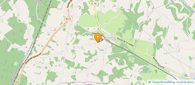 localisation de l'entreprise MADAME CELINE PLANCHER  EYZERAC