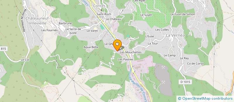 localisation de l'entreprise MADAME CELINE PLAZA  CONTES