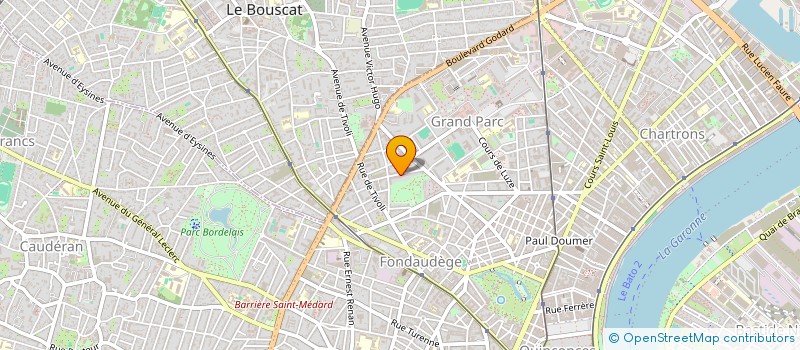 localisation de l'entreprise MADAME CELINE POBEDA  BORDEAUX