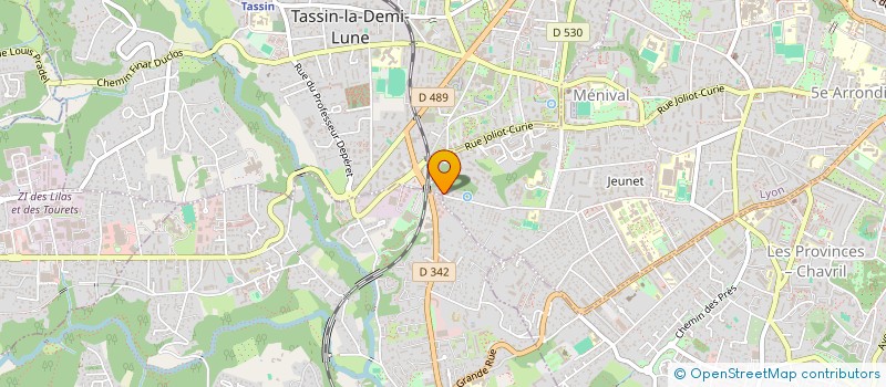 localisation de l'entreprise MADAME CELINE POCHAT  LYON