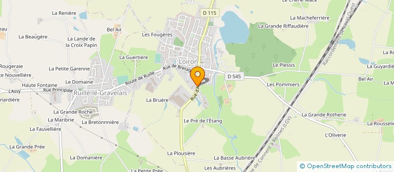 localisation de l'entreprise MADAME CELINE POIRIER à LOIRON-RUILLE