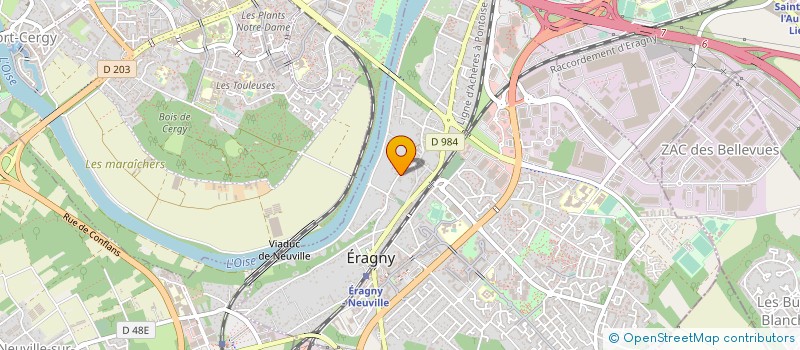 localisation de l'entreprise MADAME CELINE POLET à ERAGNY