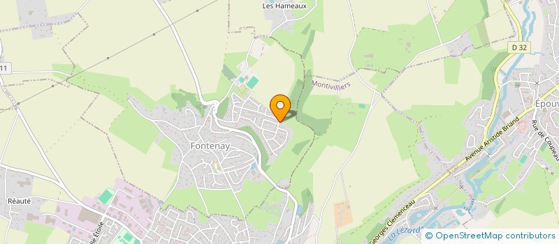 localisation de l'entreprise MADAME CELINE POLET  FONTENAY