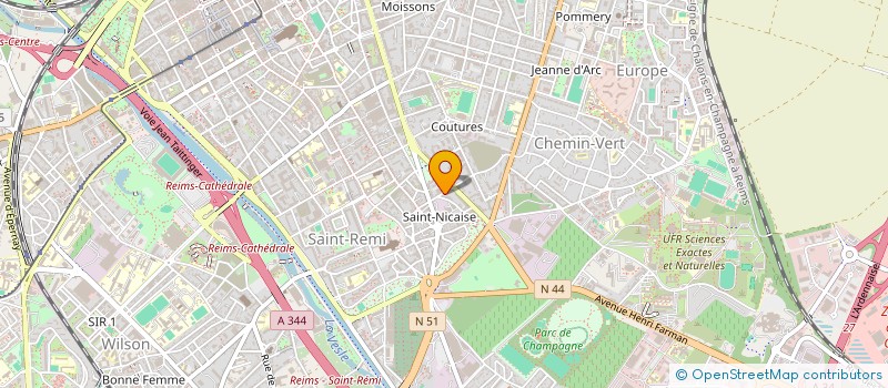 localisation de l'entreprise MADAME CELINE POLEUX  REIMS