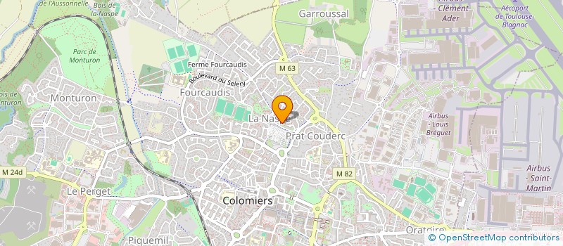 localisation de l'entreprise MADAME CELINE POLLINI à COLOMIERS