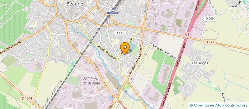 localisation de l'entreprise MADAME CELINE POMMELET à BEAUNE