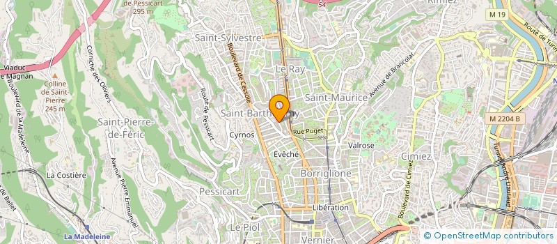 localisation de l'entreprise MADAME CELINE PONDARD  NICE