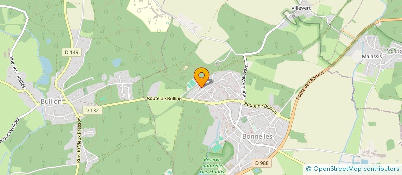 localisation de l'entreprise MADAME CELINE PONOT  BONNELLES