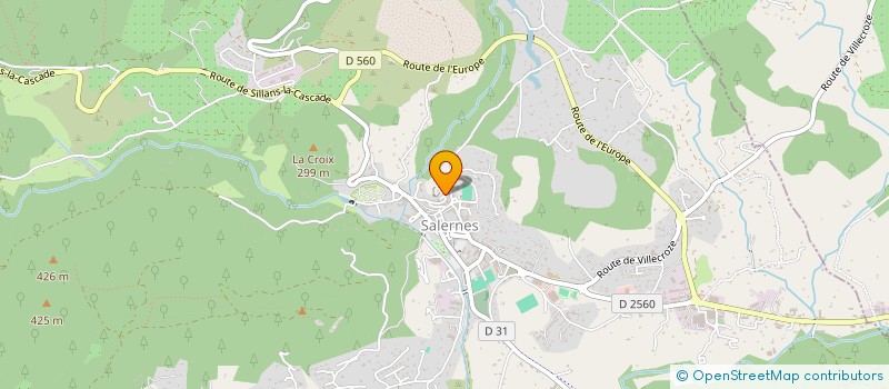 localisation de l'entreprise MADAME CELINE PORTENEUVE  SALERNES