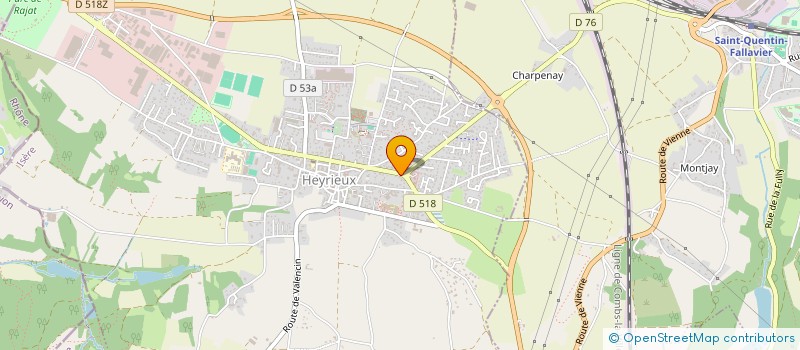 localisation de l'entreprise MADAME CELINE PORTOS  HEYRIEUX