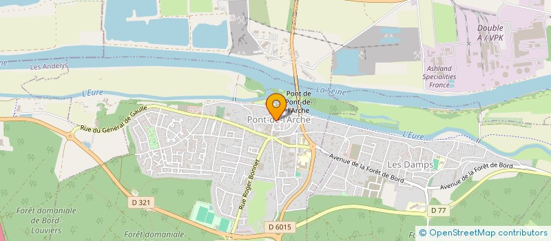 localisation de l'entreprise MADAME CELINE POTEL  COURCELLES-SUR-SEINE