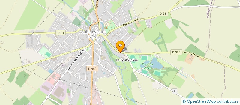 localisation de l'entreprise MADAME CELINE POTIN à AUBIGNY-SUR-NERE