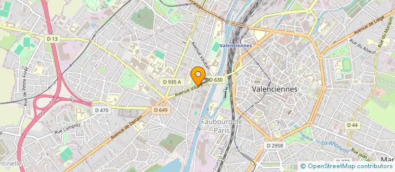 localisation de l'entreprise MADAME CELINE POTTIER à VALENCIENNES