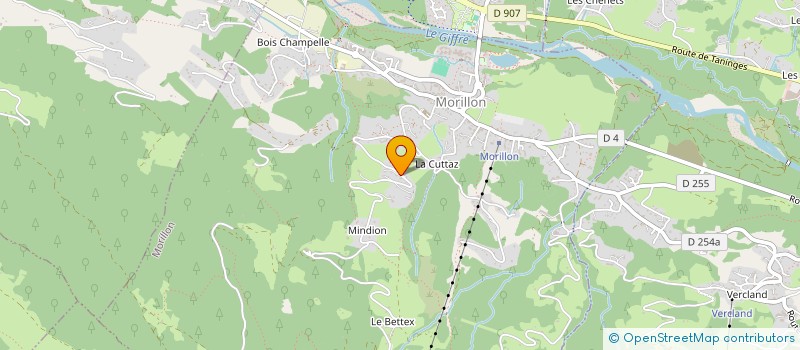 localisation de l'entreprise MADAME CELINE POTUS  MORILLON