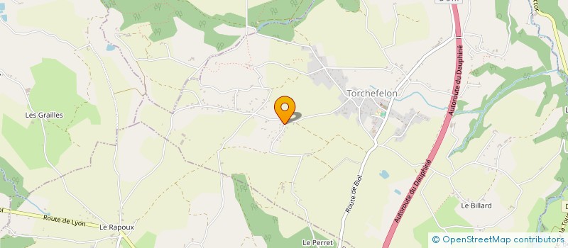 localisation de l'entreprise MADAME CELINE POULET  TORCHEFELON