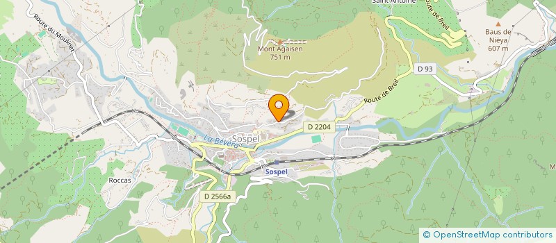 localisation de l'entreprise MADAME CELINE POULINGUE  SOSPEL