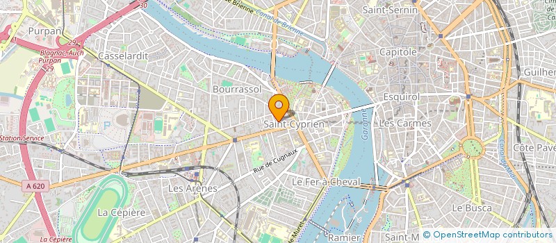 localisation de l'entreprise MADAME CELINE POULITOU à TOULOUSE
